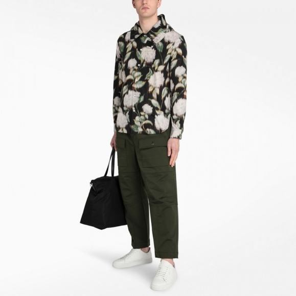 NWT KENZO - Black Blurry Hydrangea Hoodie - Picture 4 of 4